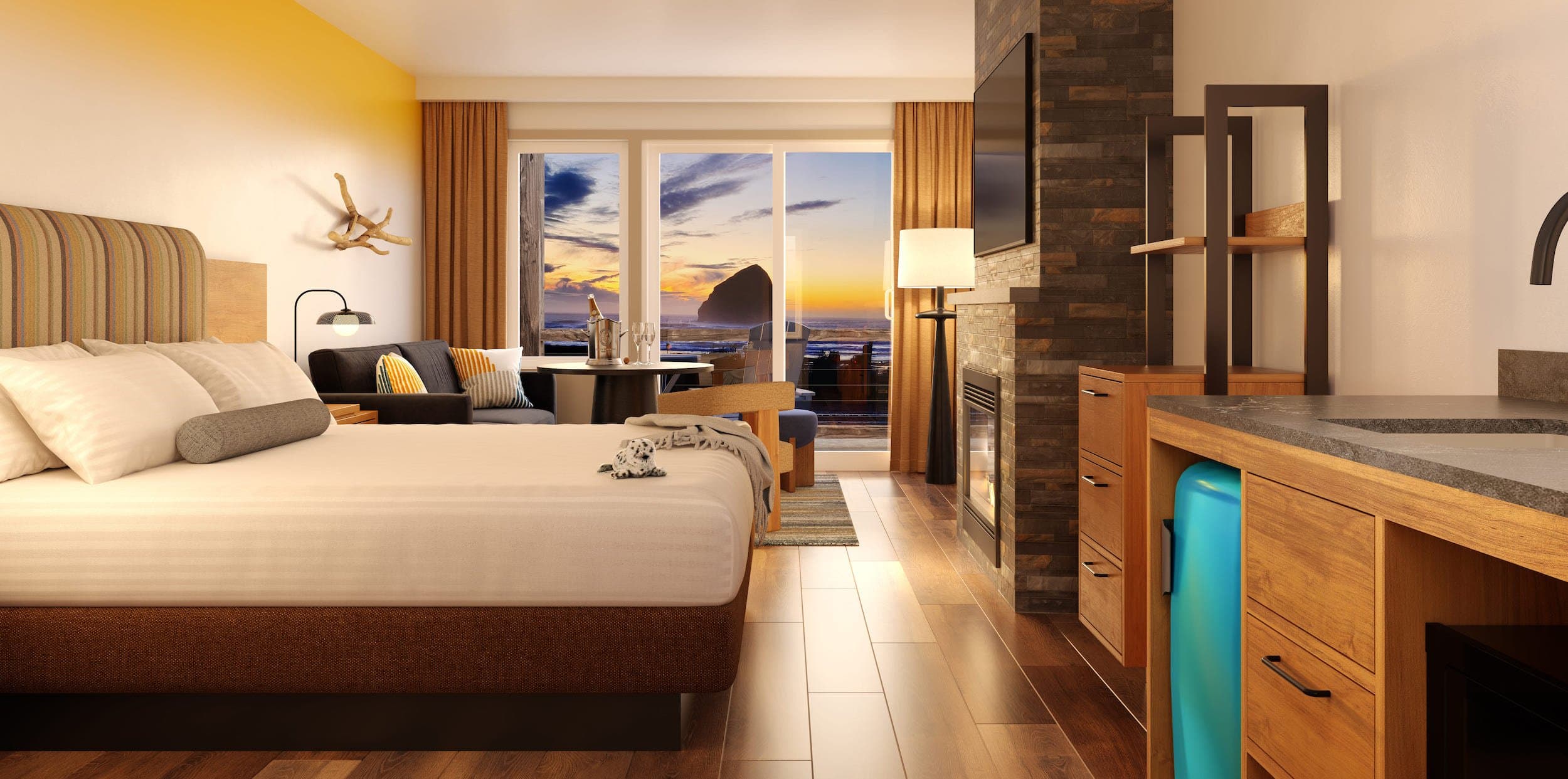 A rendering of the Signature King Room