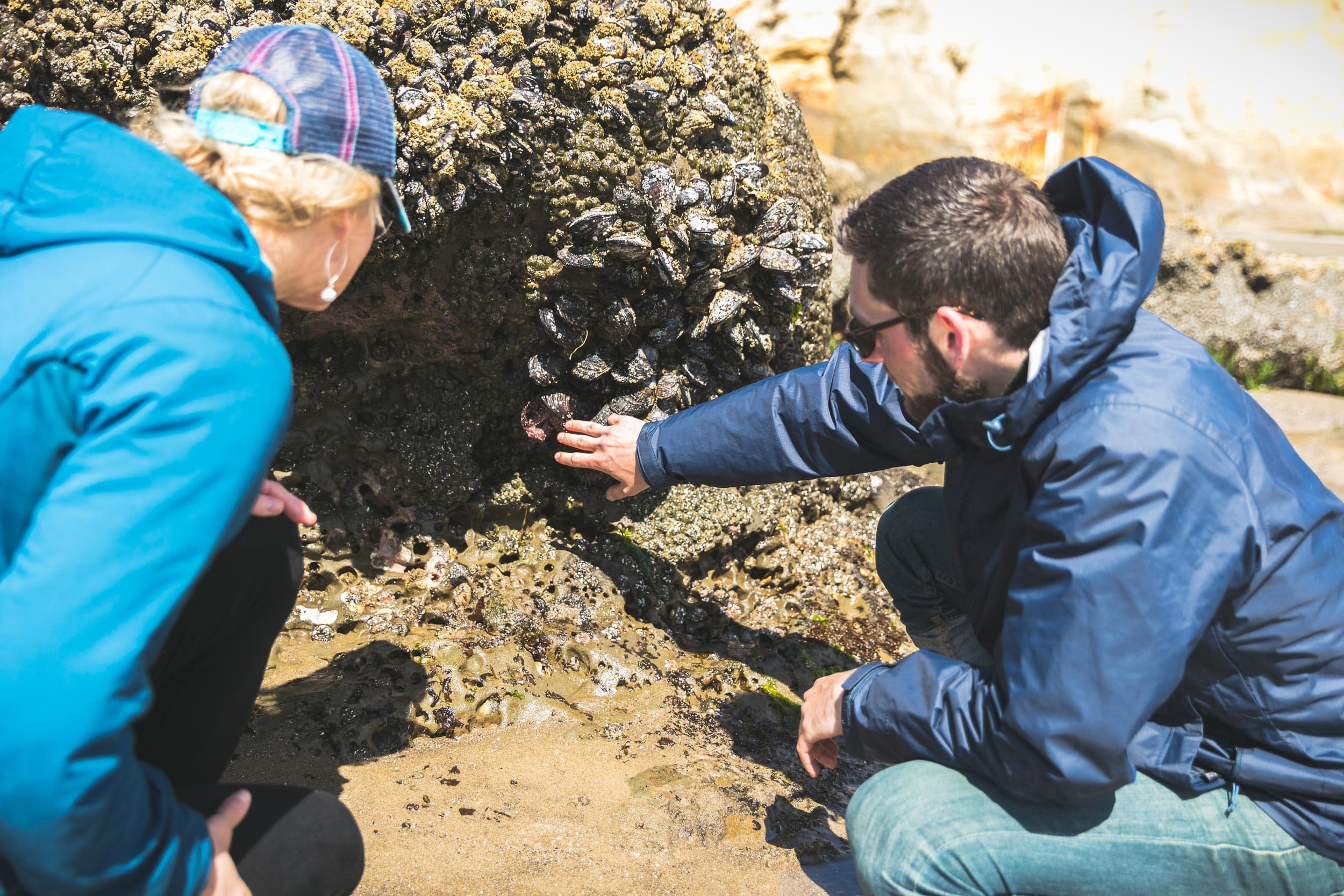 Couple Looking At Coral