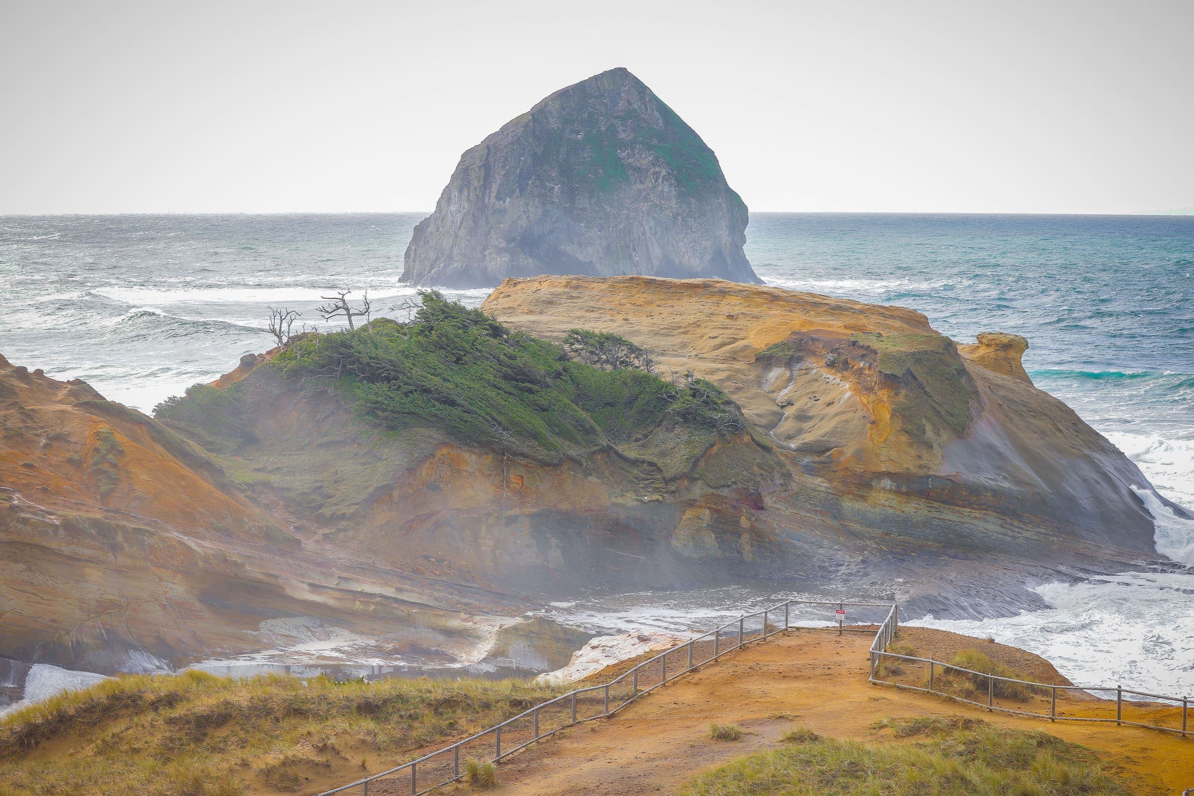 The coastline of Pacific City