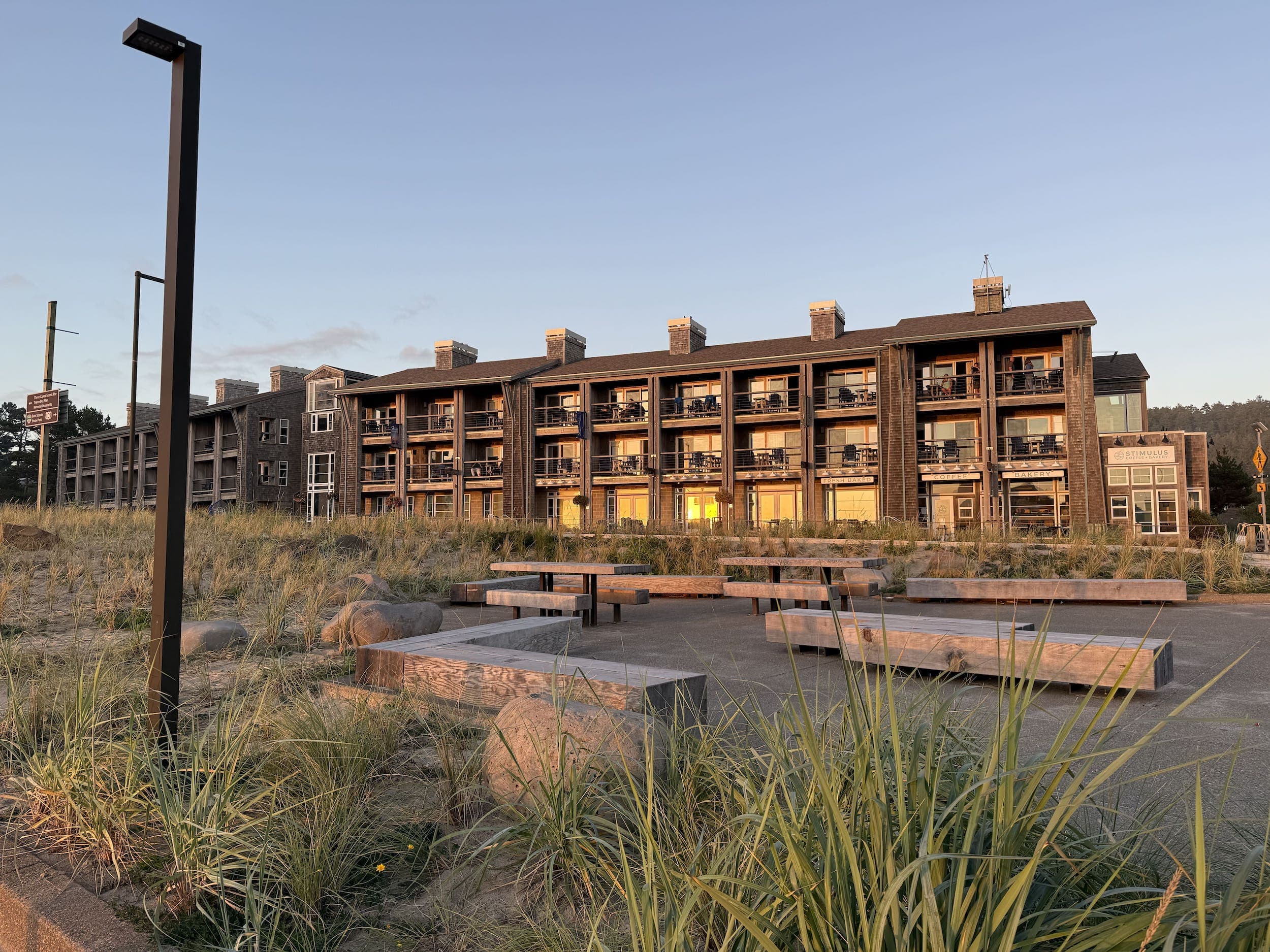 The exterior of Inn at Cape Kiwnada