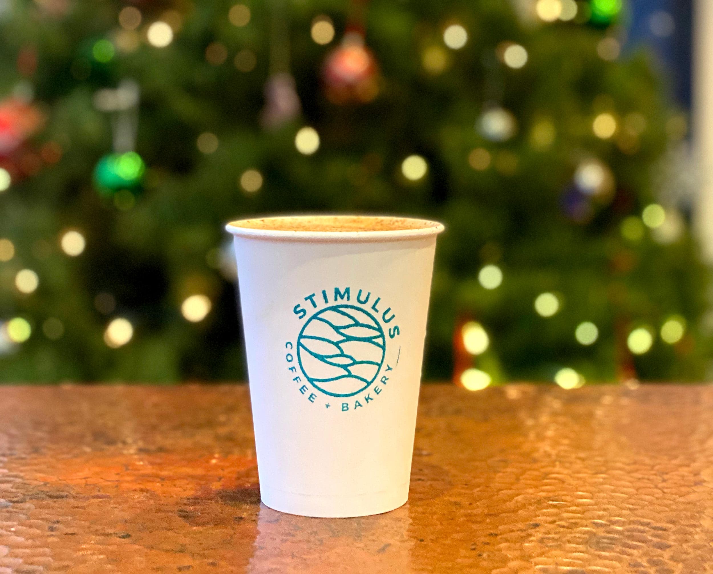 Stimulus Coffee And A Christmas Tree