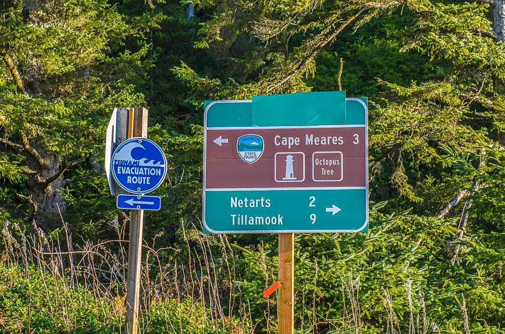Cape Meares Sign
